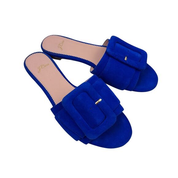 J. Crew Cora Suede Slides - Picture 1 of 6